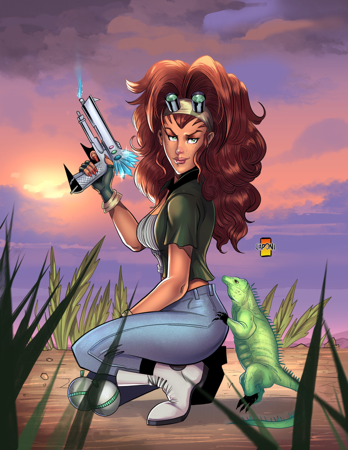 Sarah Topps Trading Card Art NICK CAPONI