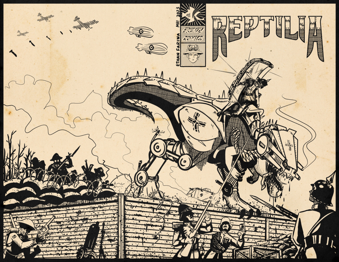 REPTILIA: GREAT WAR ASHCAN out now!!!